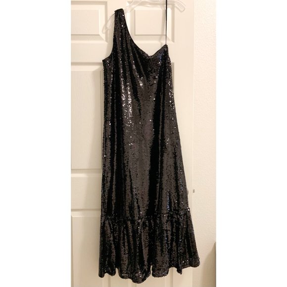 Maeve One-Shoulder Sequin Dress - Anthropologie, NWT - Picture 7 of 8